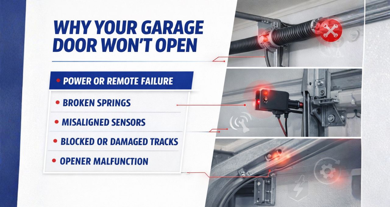 Why Your Garage Door Won’t Open
