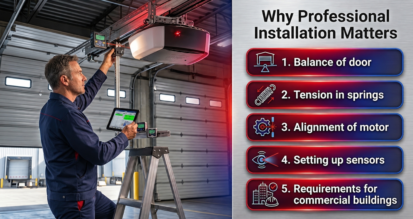 professional garage door installation
