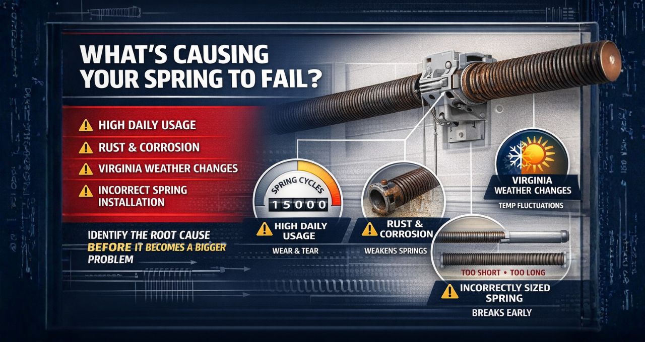 Garage Spring Failure