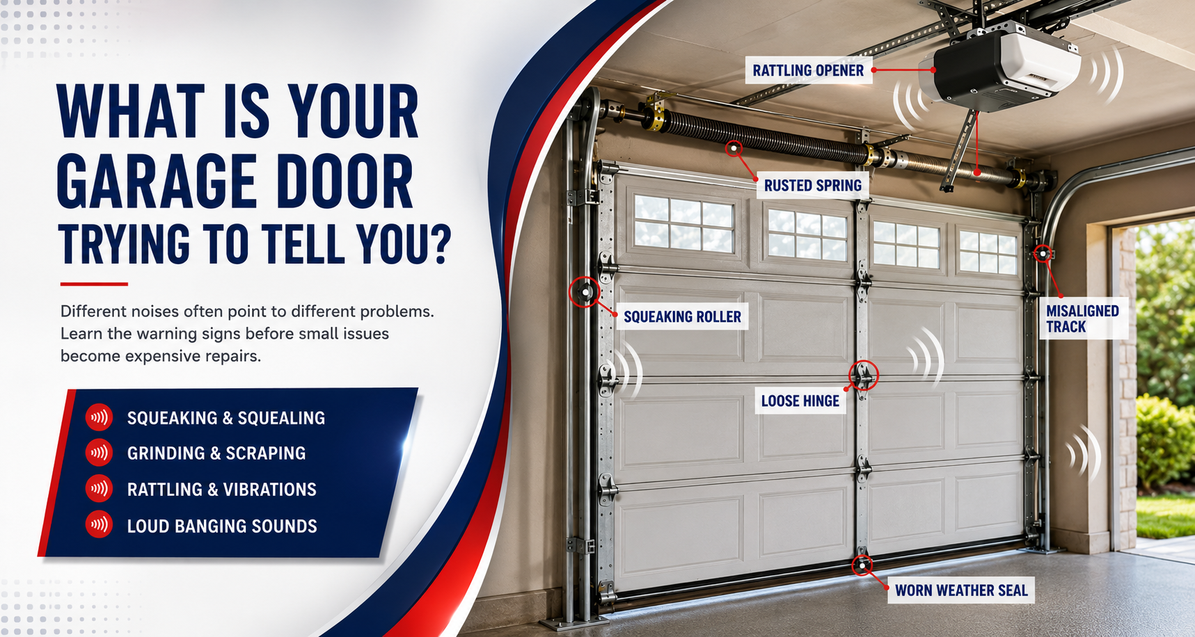 Common garage door issues