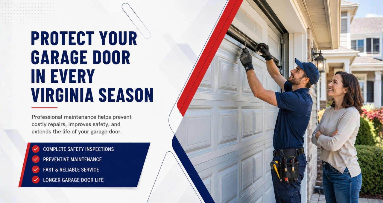 Garage Door Ready for Every Virginia Season