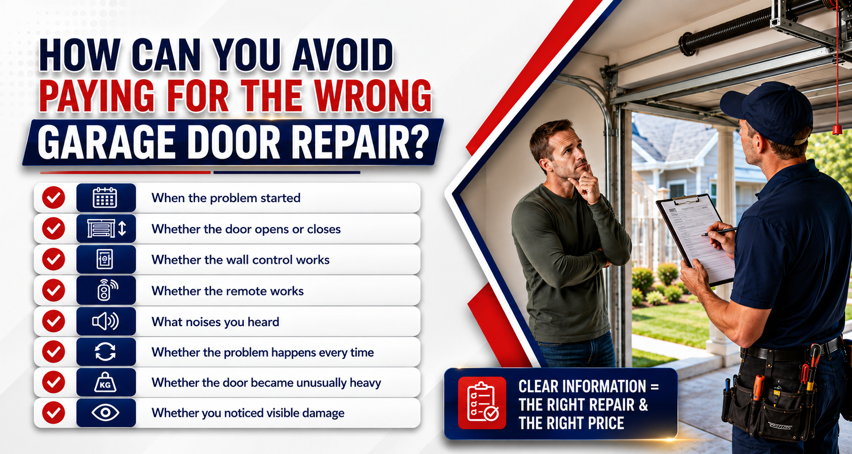 Avoid Paying for the Wrong Garage Repair