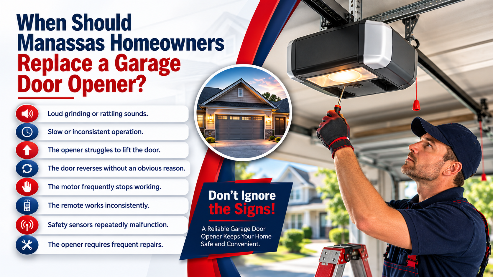 Garage Opener Warning Signs